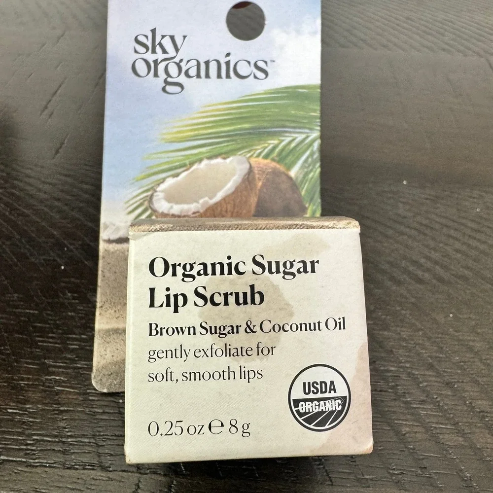 New Sky Organics Lip Scrub skincare Beauty.‎ Lip care - spa day- self care